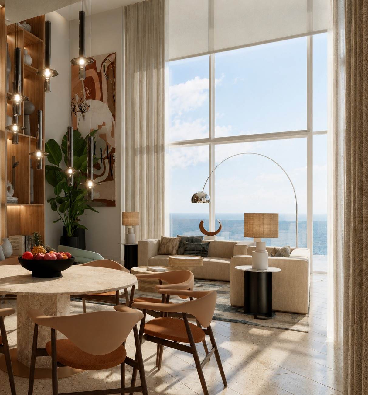 A curated interior